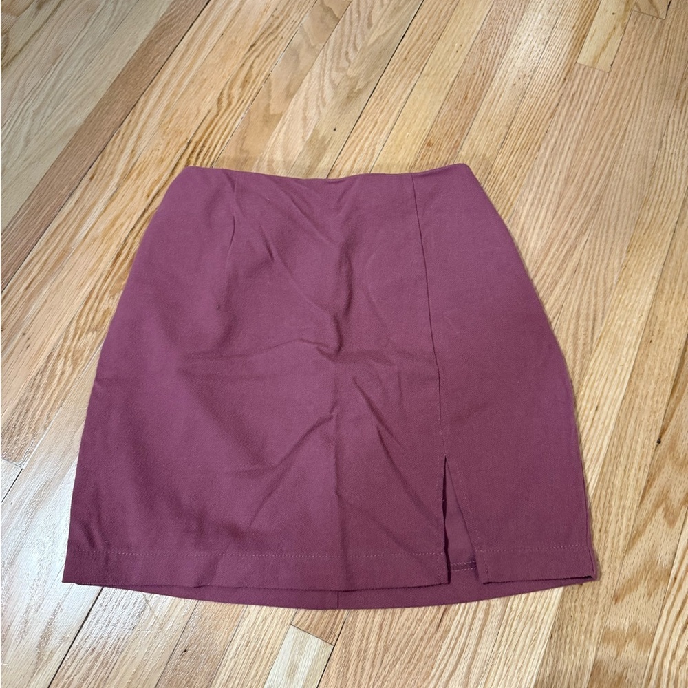 Elegant Mauve Skirt